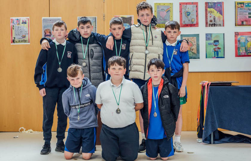 Runners up: La Chéile Primary School, Limerick team